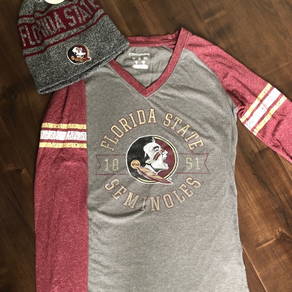 Florida State Champion Long Sleeve and Beanie